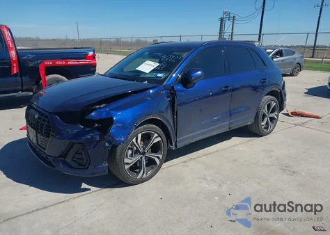 2024 Audi Q3 Premium Plus 45 Tfsi S Line Quattro Tiptronic z USA, uszkodzony, nr VIN WA1EECF34R1181986